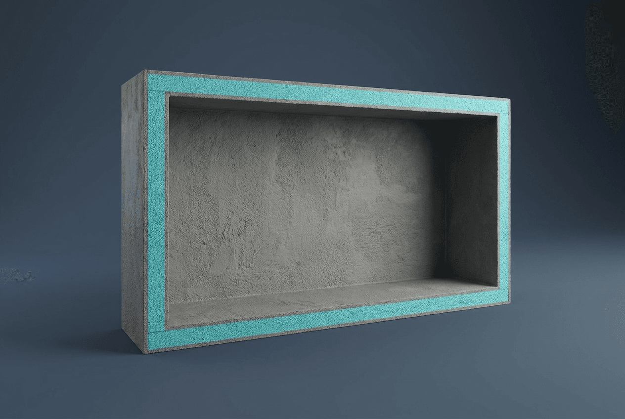 Shower niche